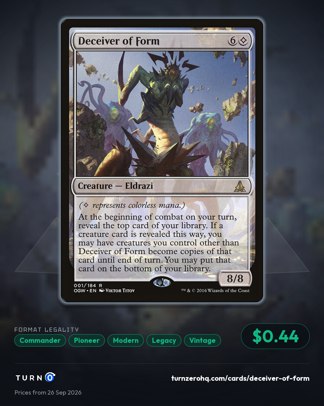 Shareable picture of Deceiver of Form