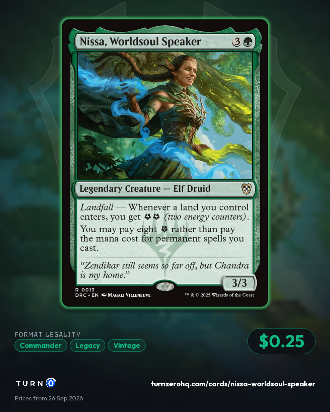 Shareable picture of Nissa, Worldsoul Speaker