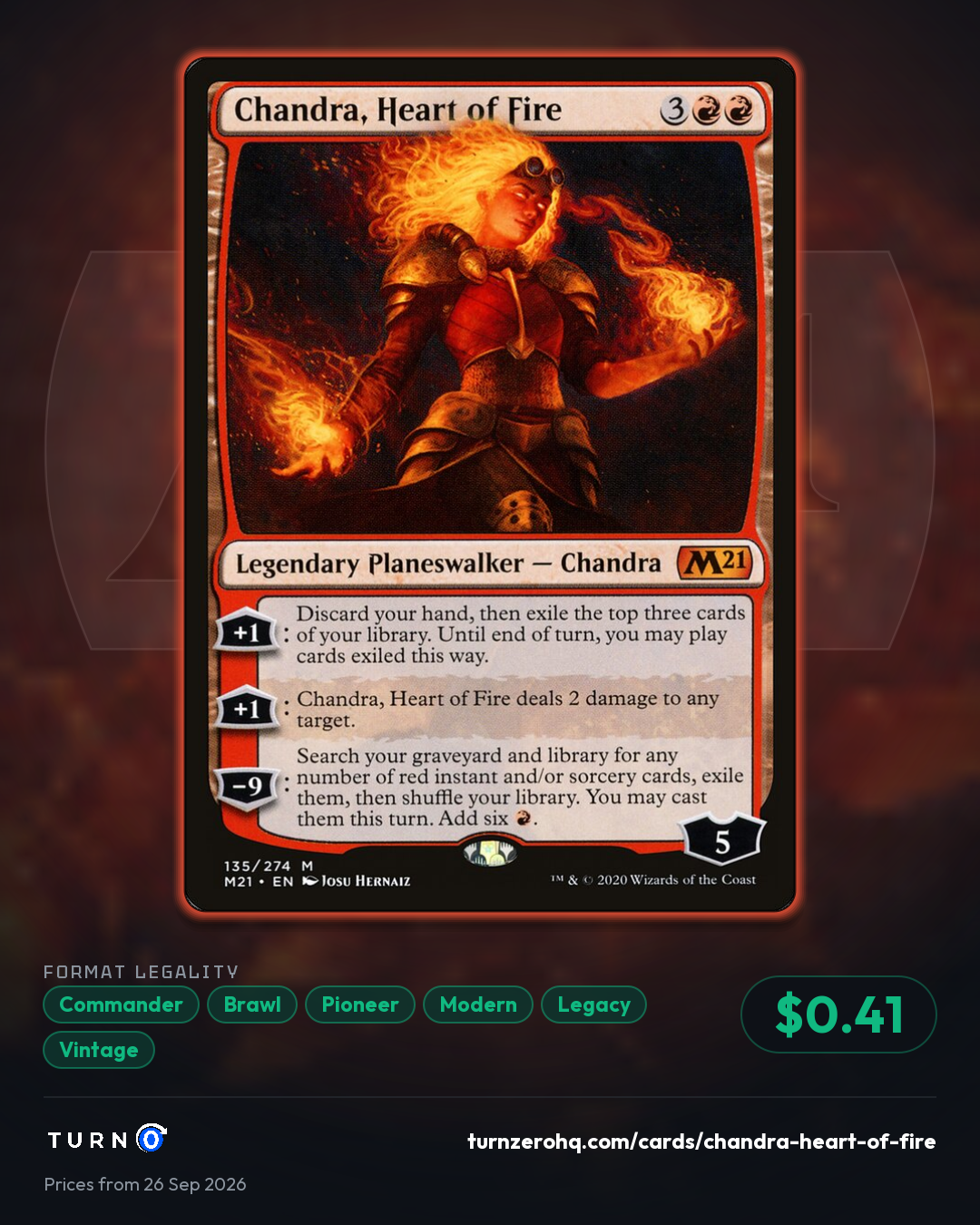 Shareable picture of Chandra, Heart of Fire