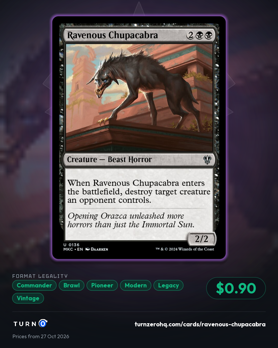Shareable picture of Ravenous Chupacabra