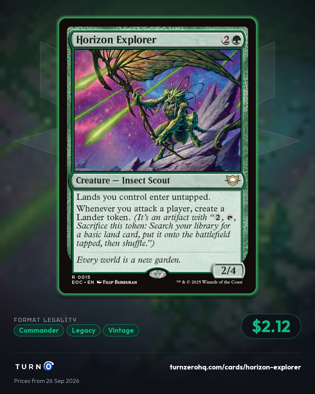 Shareable picture of Horizon Explorer