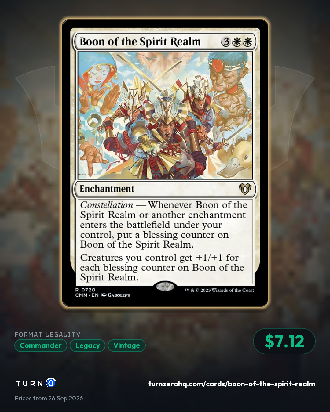 Shareable picture of Boon of the Spirit Realm