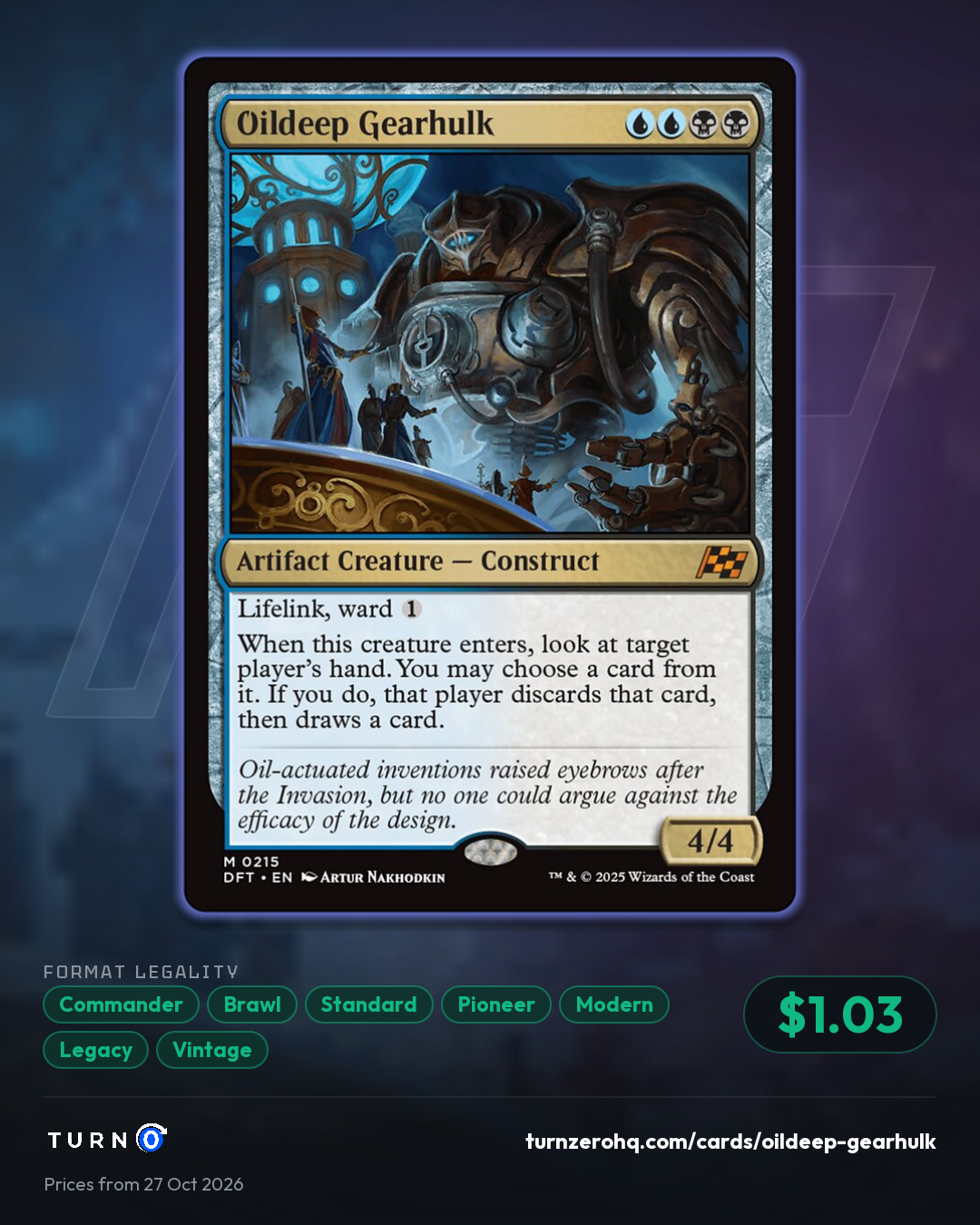 Shareable picture of Oildeep Gearhulk