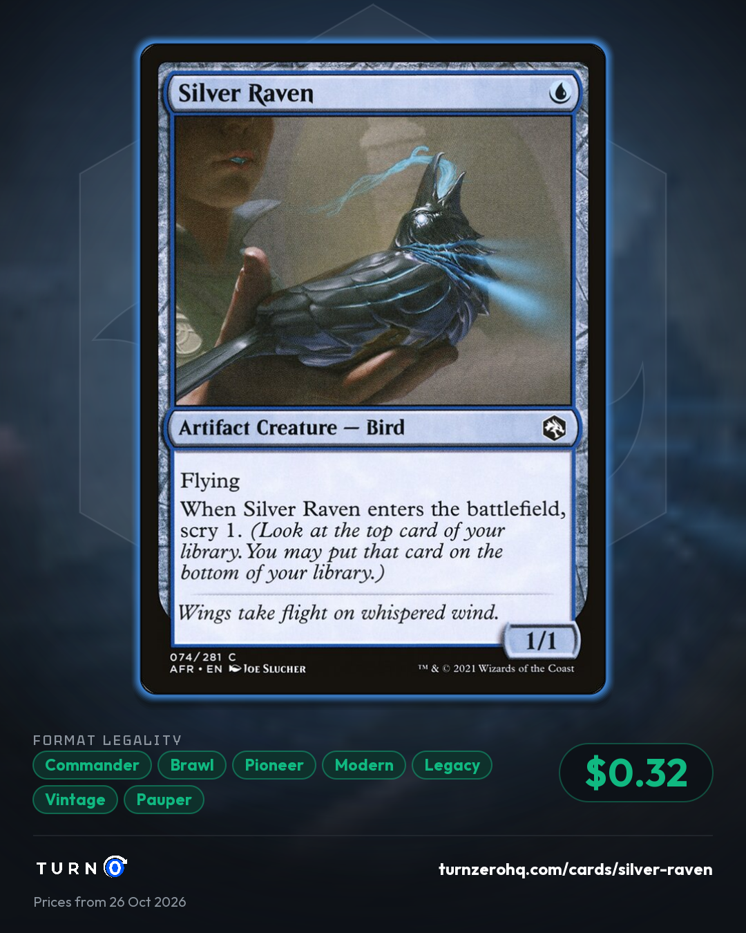 Shareable picture of Silver Raven