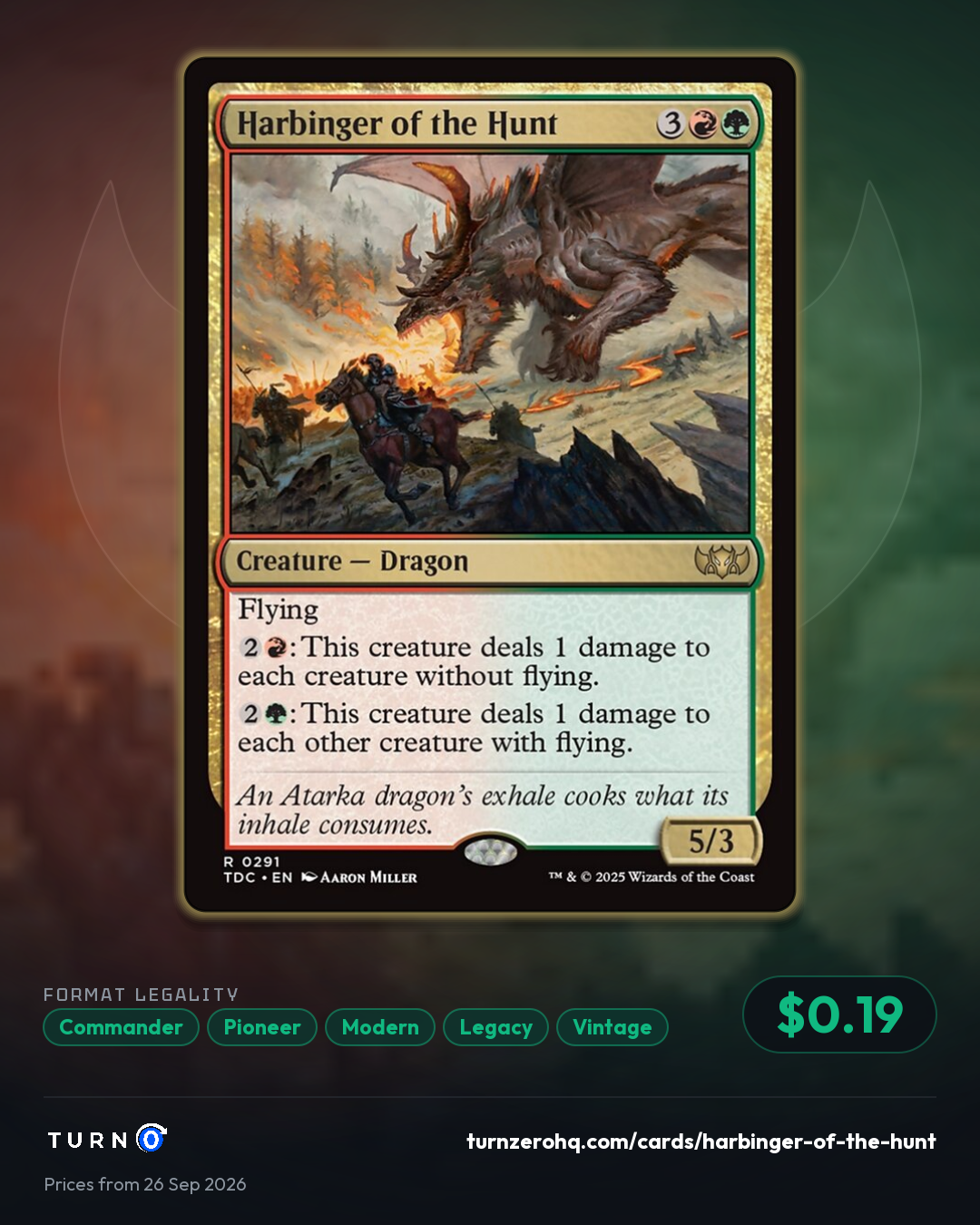Shareable picture of Harbinger of the Hunt