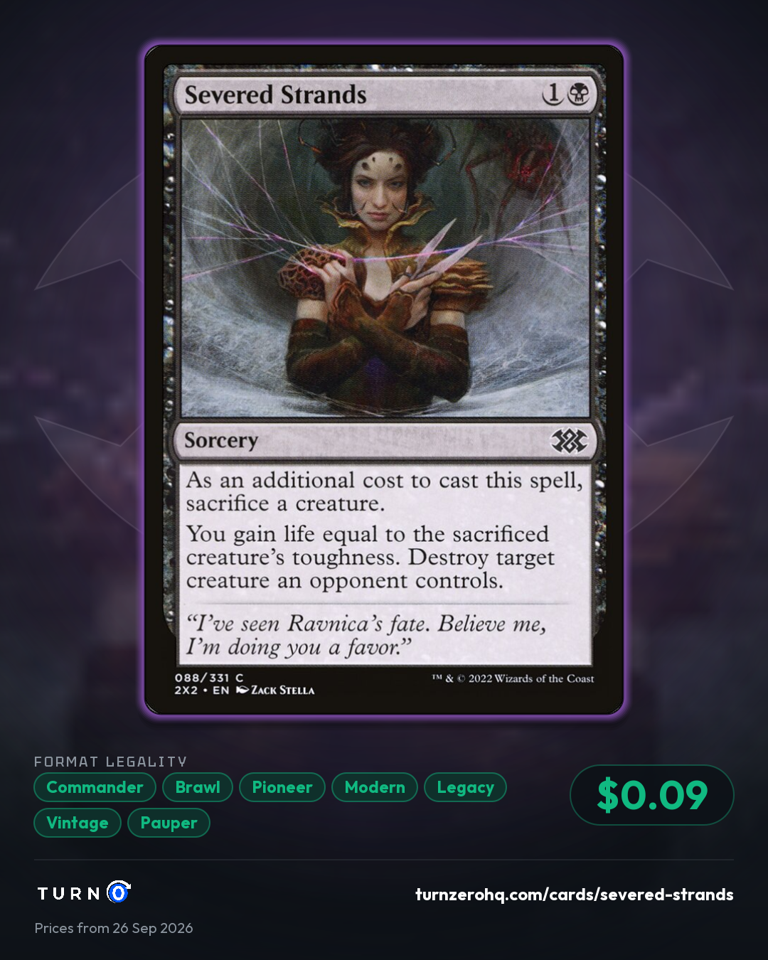 Shareable picture of Severed Strands