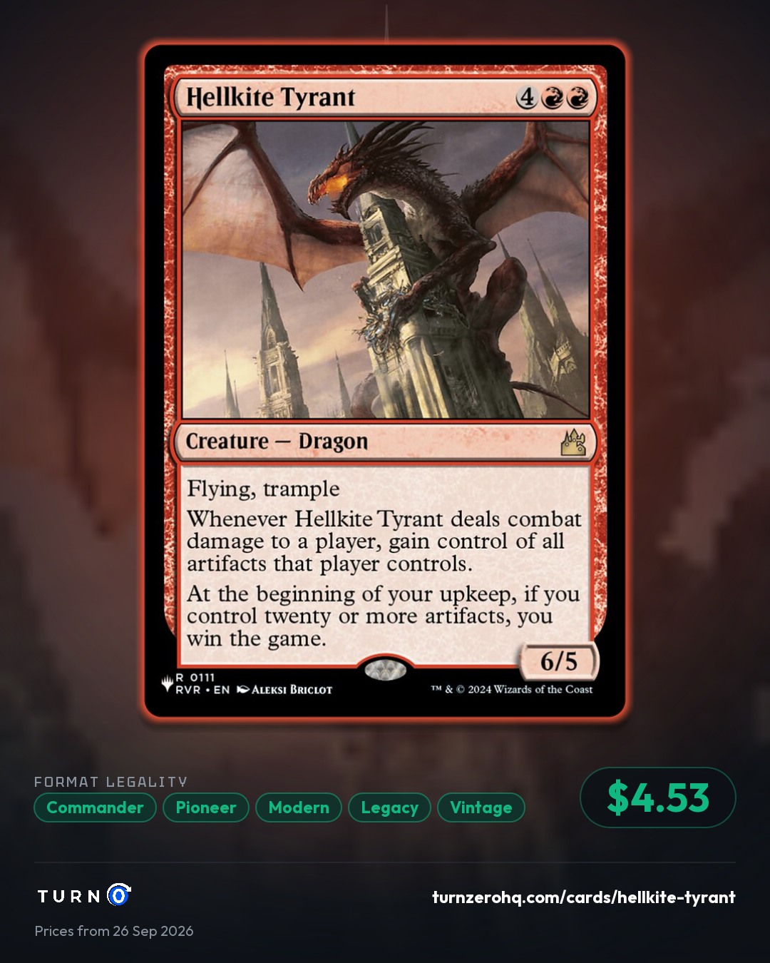 Shareable picture of Hellkite Tyrant