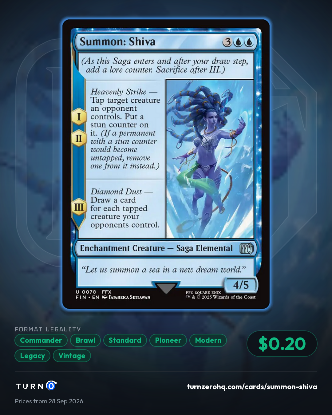 Shareable picture of Summon: Shiva