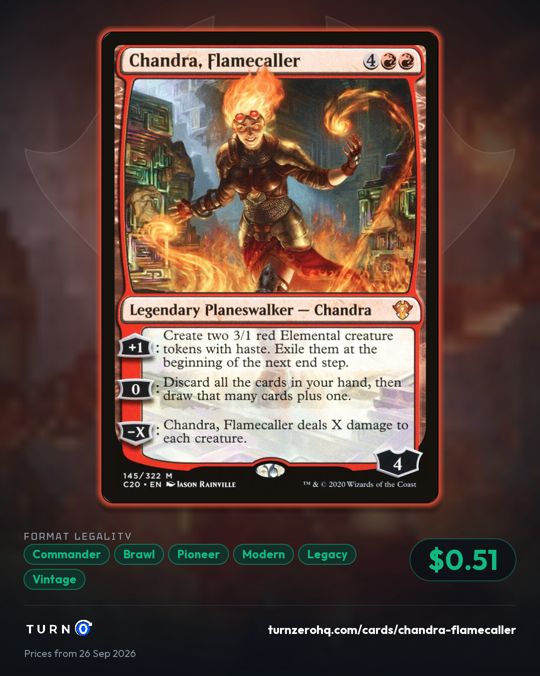 Shareable picture of Chandra, Flamecaller