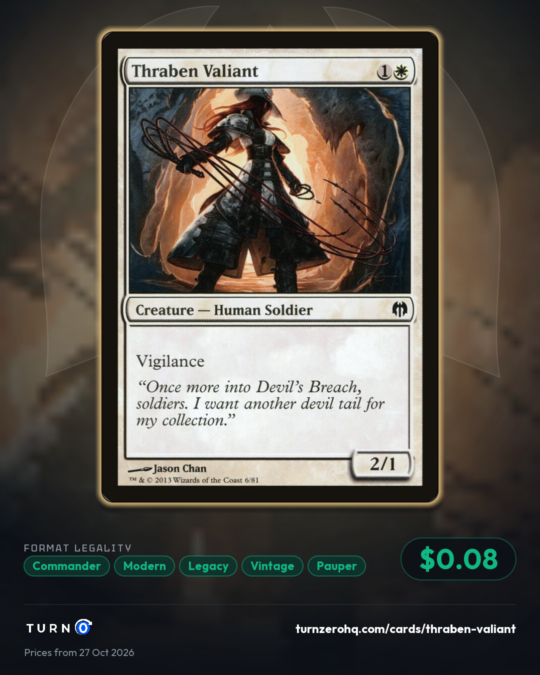 Shareable picture of Thraben Valiant