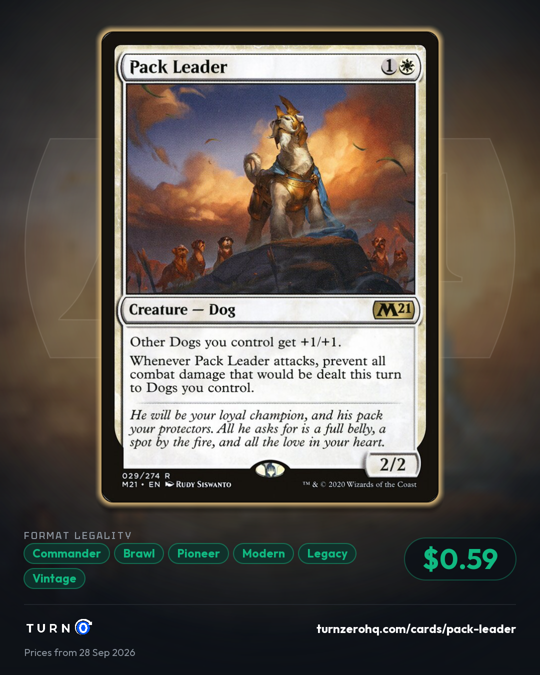 Shareable picture of Pack Leader
