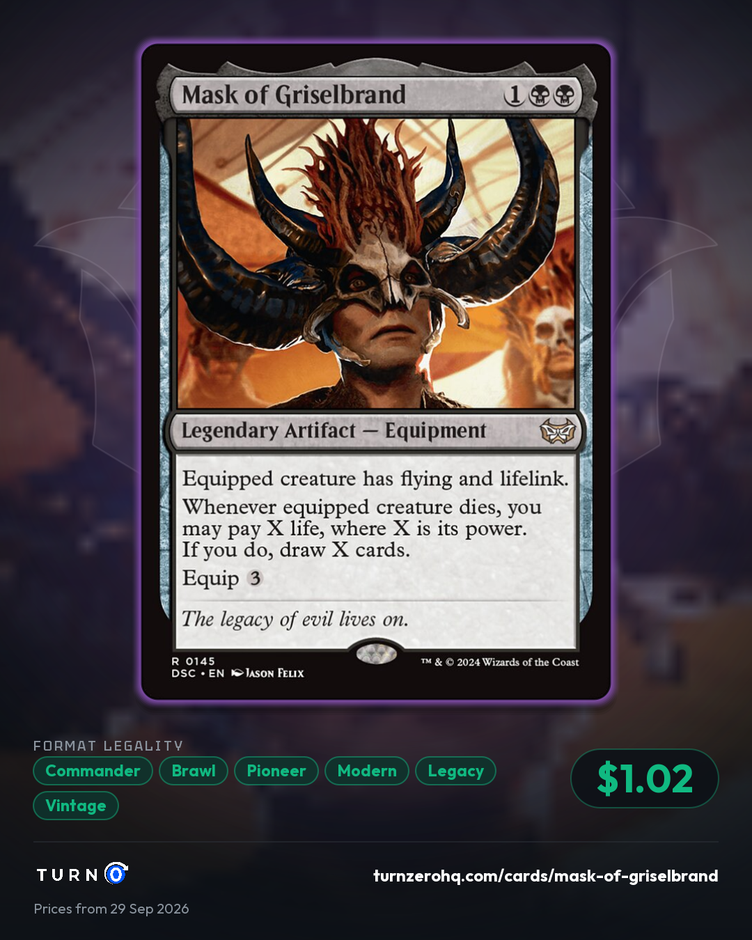 Shareable picture of Mask of Griselbrand