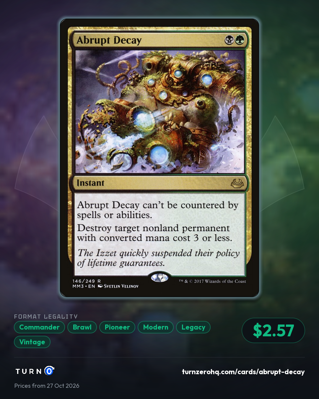 Shareable picture of Abrupt Decay