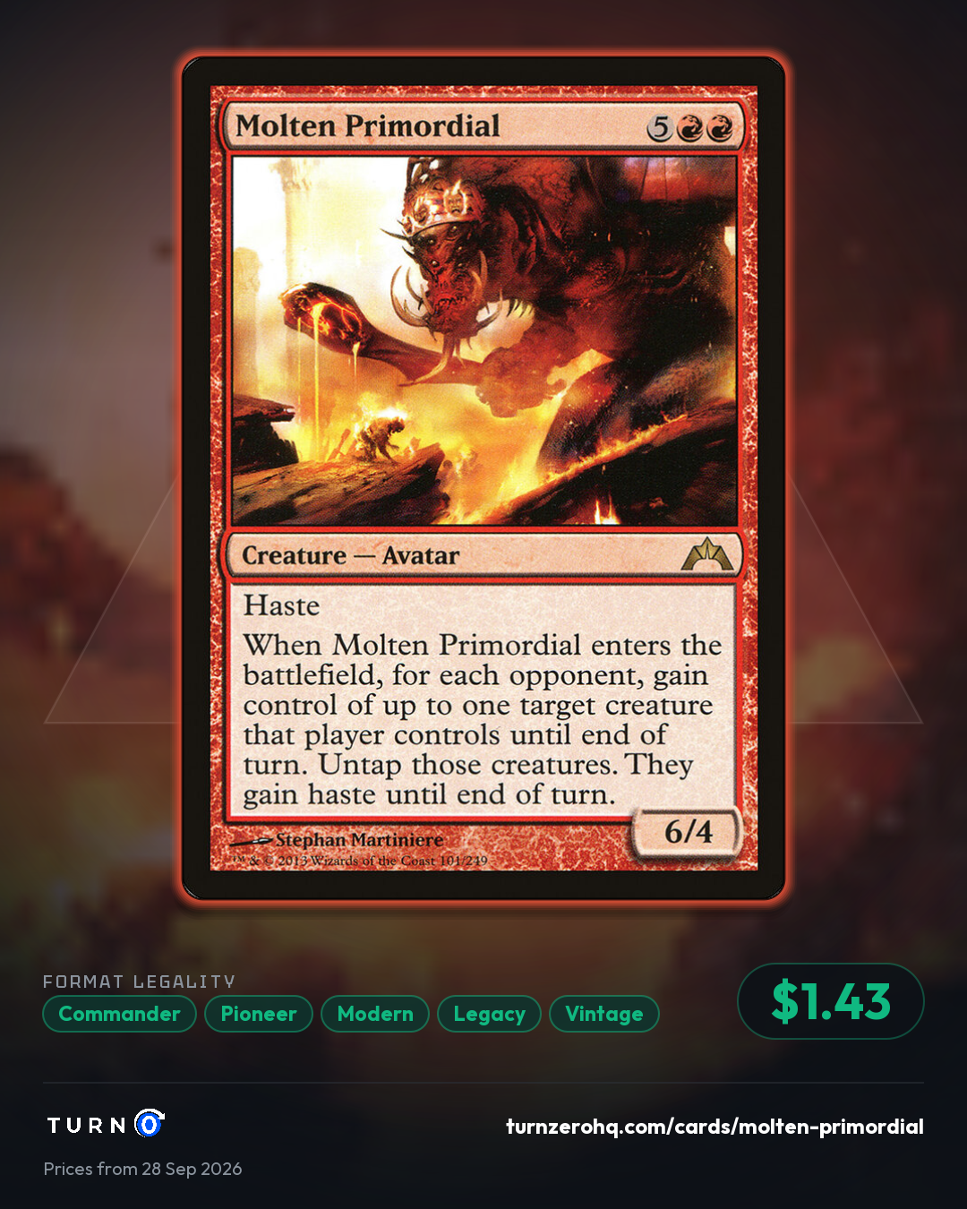 Shareable picture of Molten Primordial