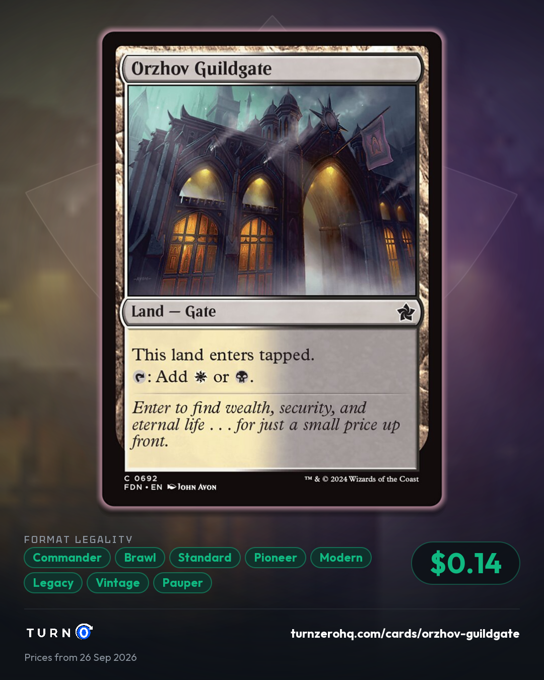 Shareable picture of Orzhov Guildgate