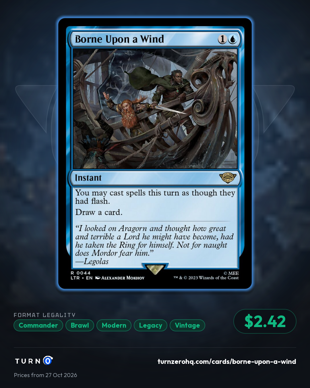 Shareable picture of Borne Upon a Wind