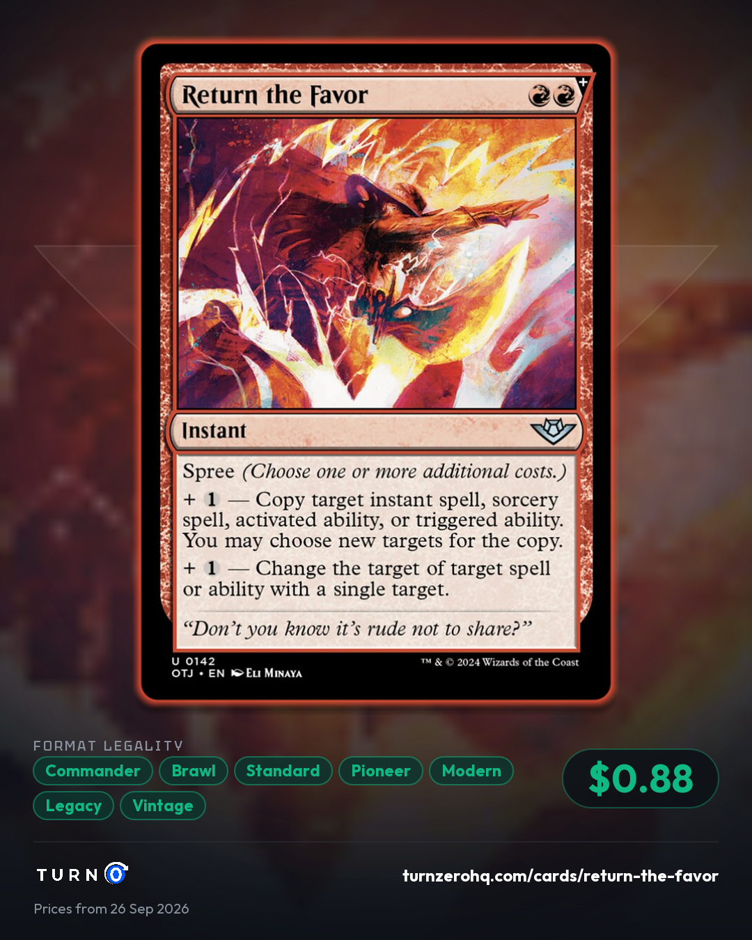 Shareable picture of Return the Favor