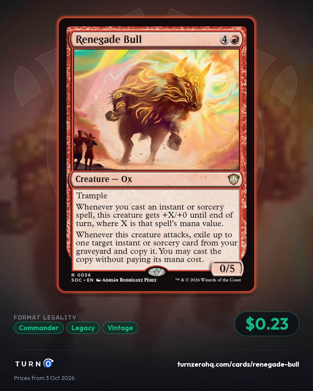 Shareable picture of Renegade Bull