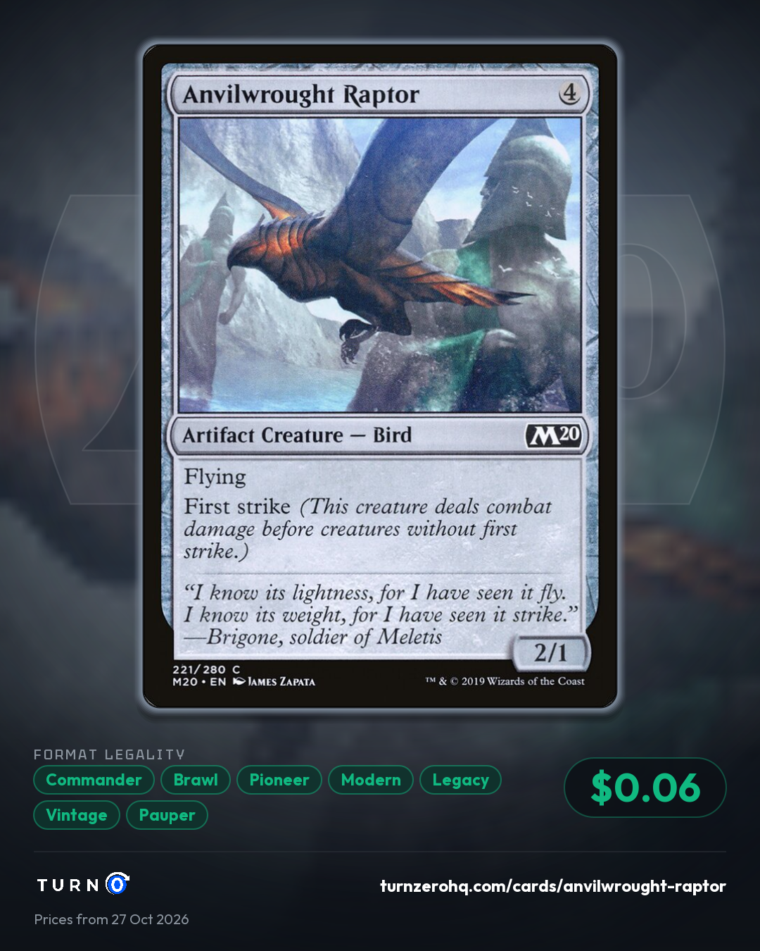 Shareable picture of Anvilwrought Raptor