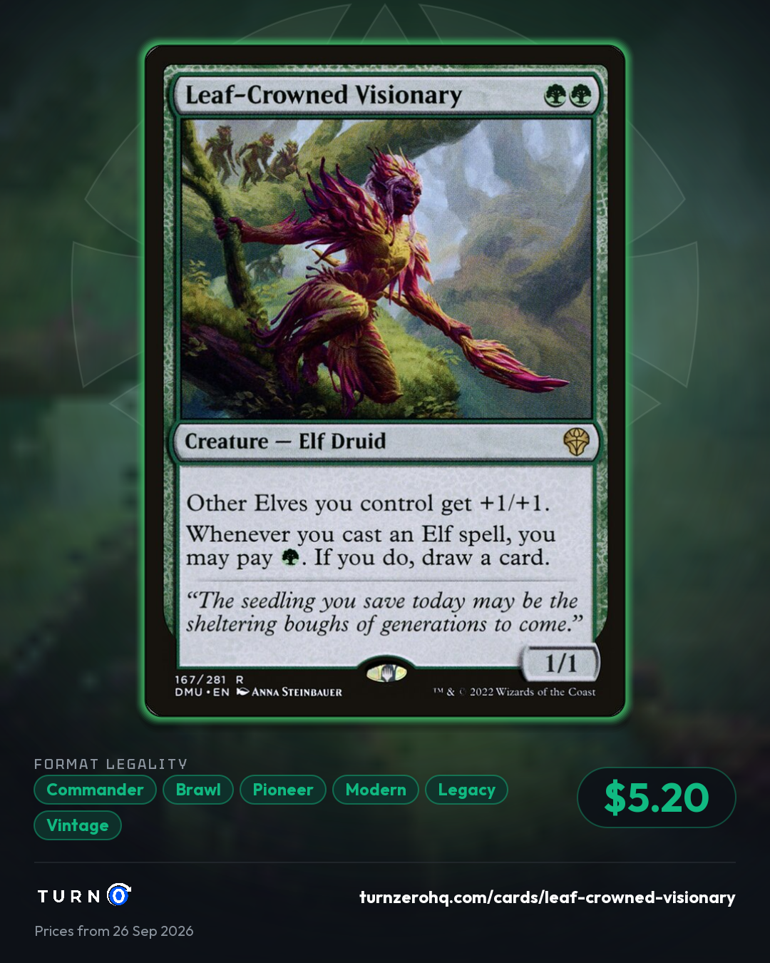 Shareable picture of Leaf-Crowned Visionary