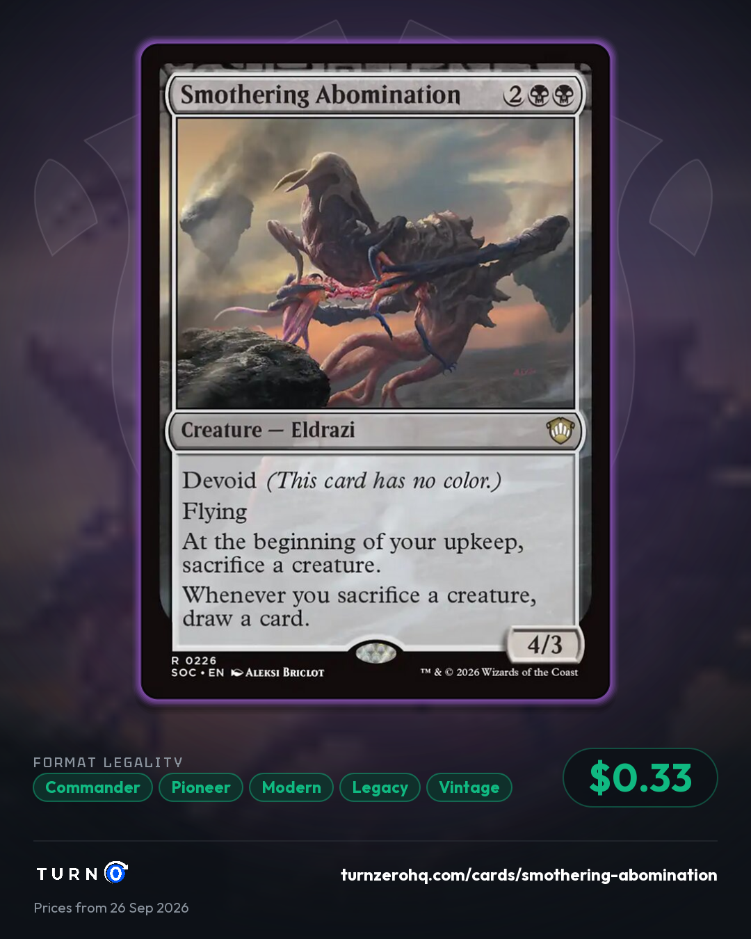 Shareable picture of Smothering Abomination