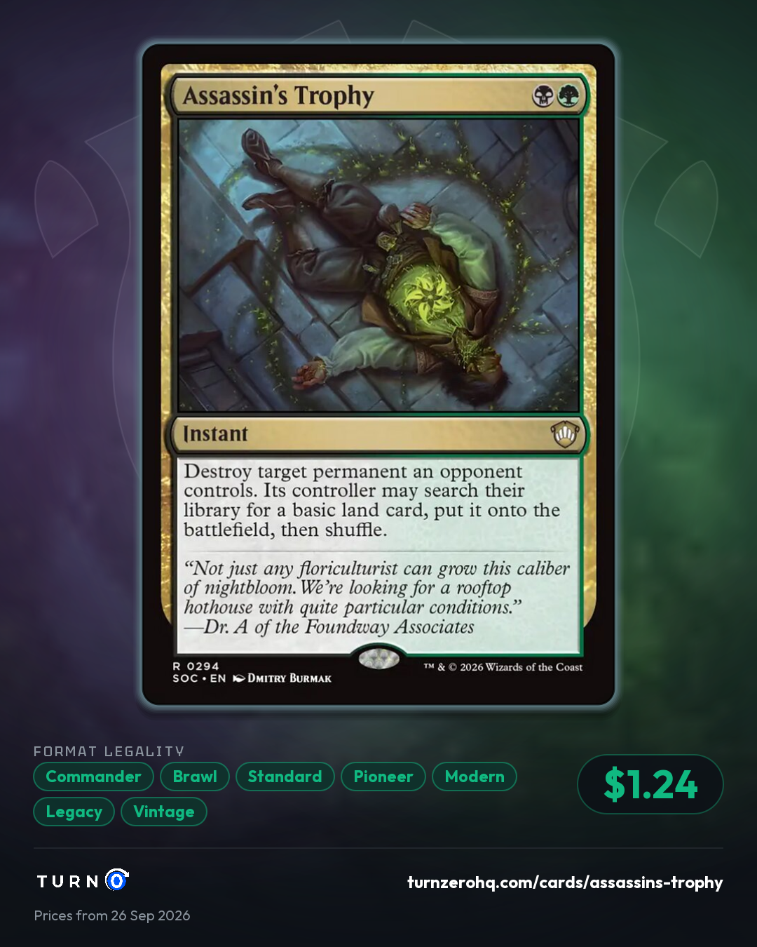 Shareable picture of Assassin's Trophy