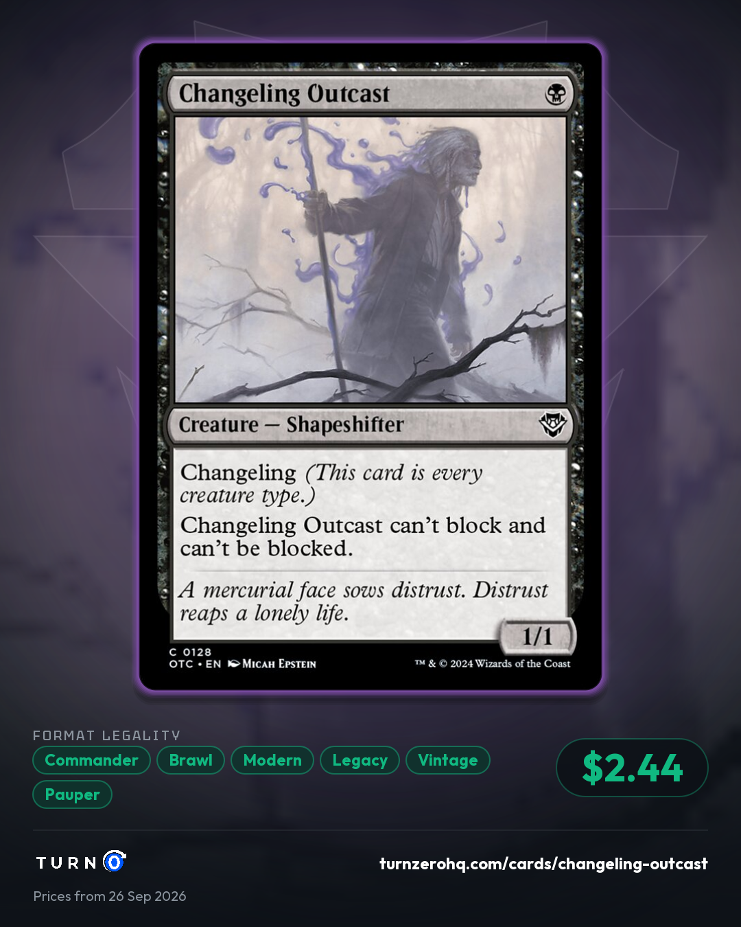 Shareable picture of Changeling Outcast