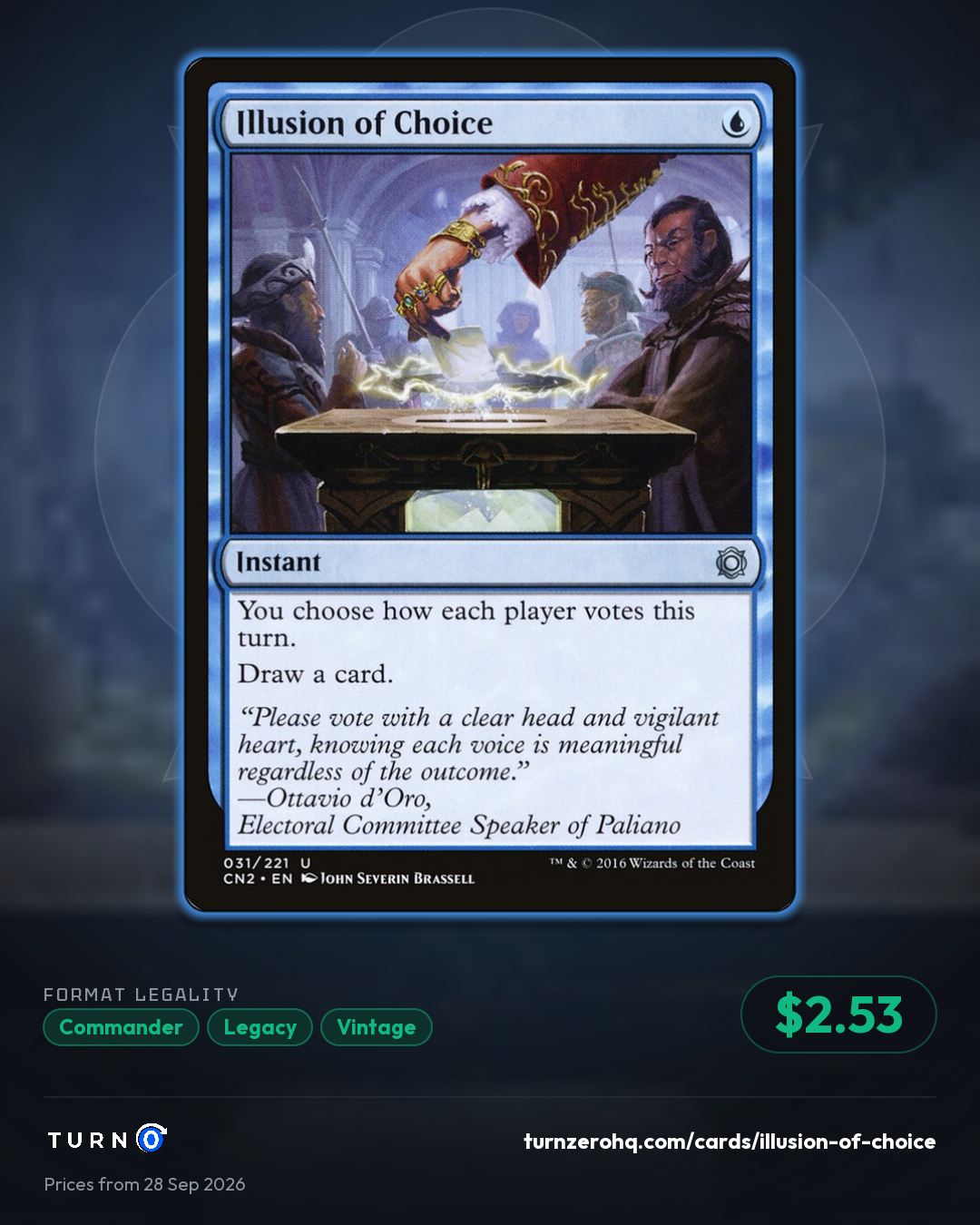 Shareable picture of Illusion of Choice