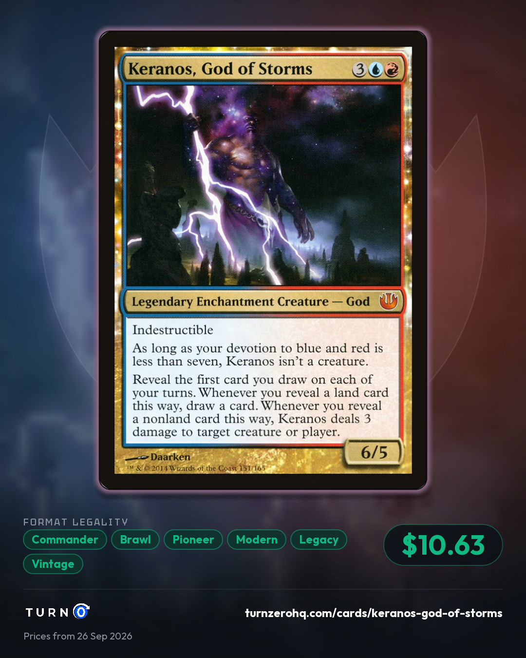 Shareable picture of Keranos, God of Storms