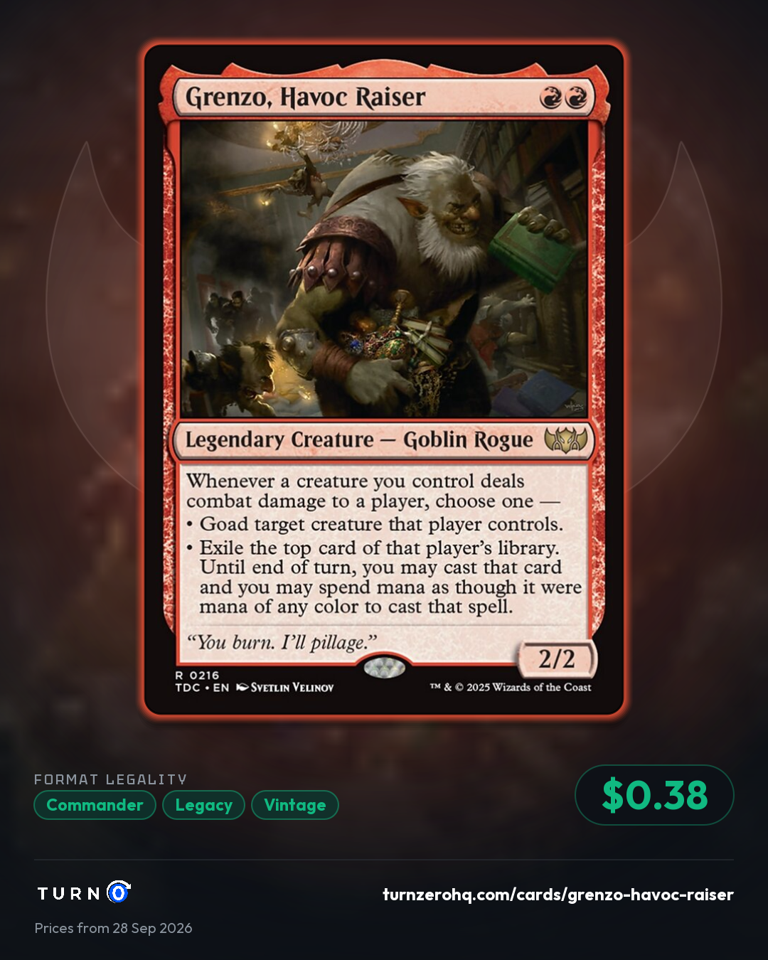 Shareable picture of Grenzo, Havoc Raiser