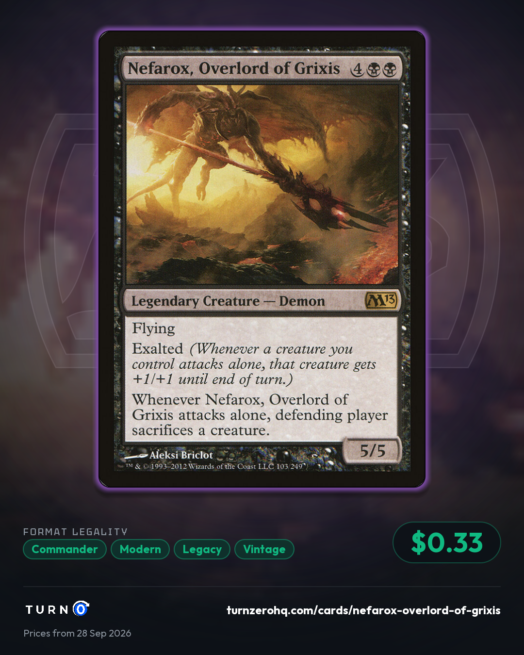 Shareable picture of Nefarox, Overlord of Grixis