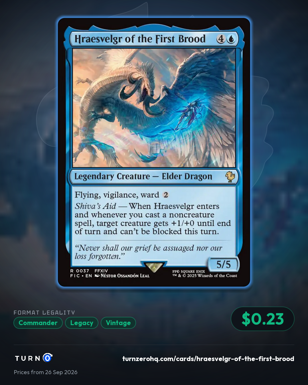 Shareable picture of Hraesvelgr of the First Brood
