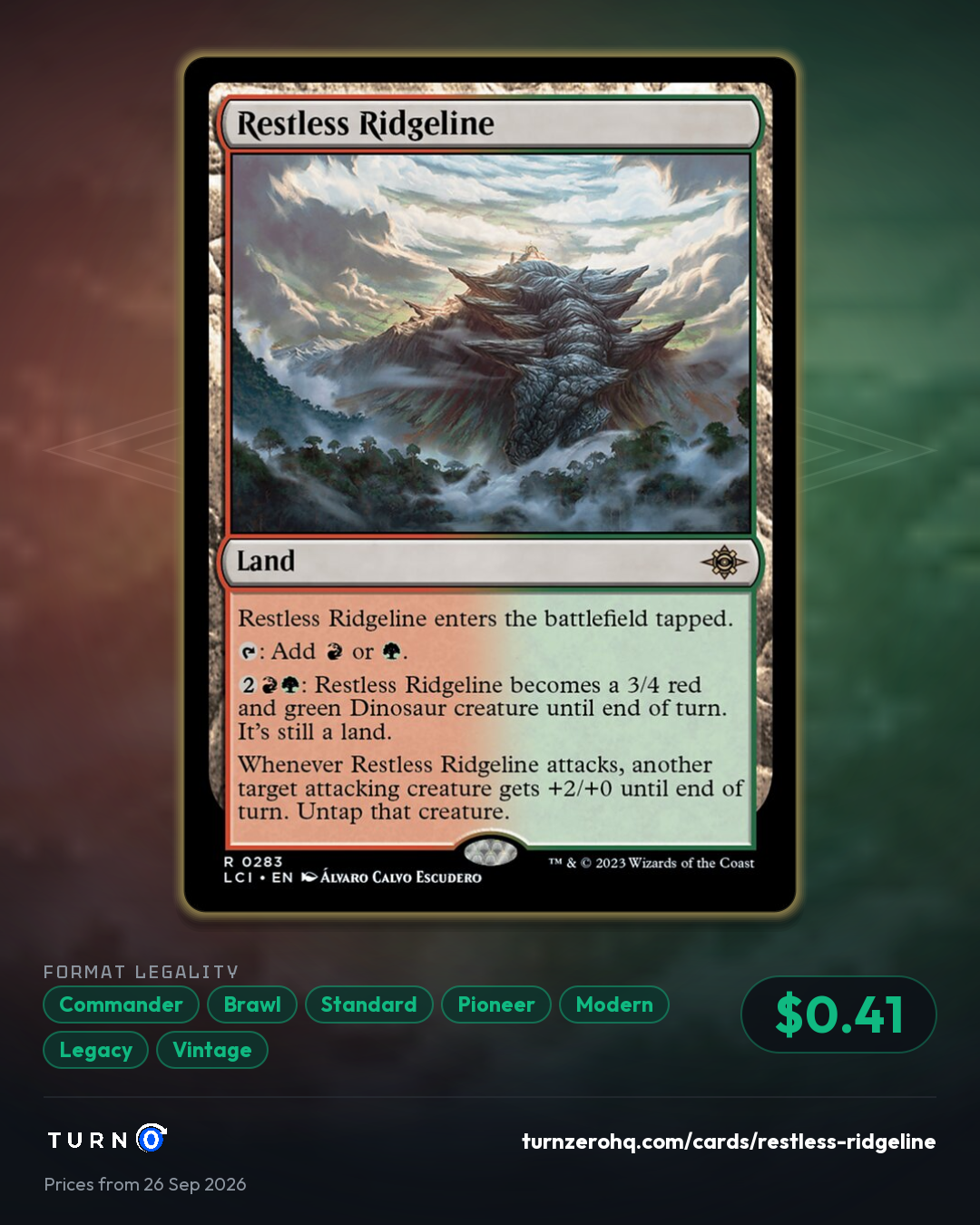 Shareable picture of Restless Ridgeline