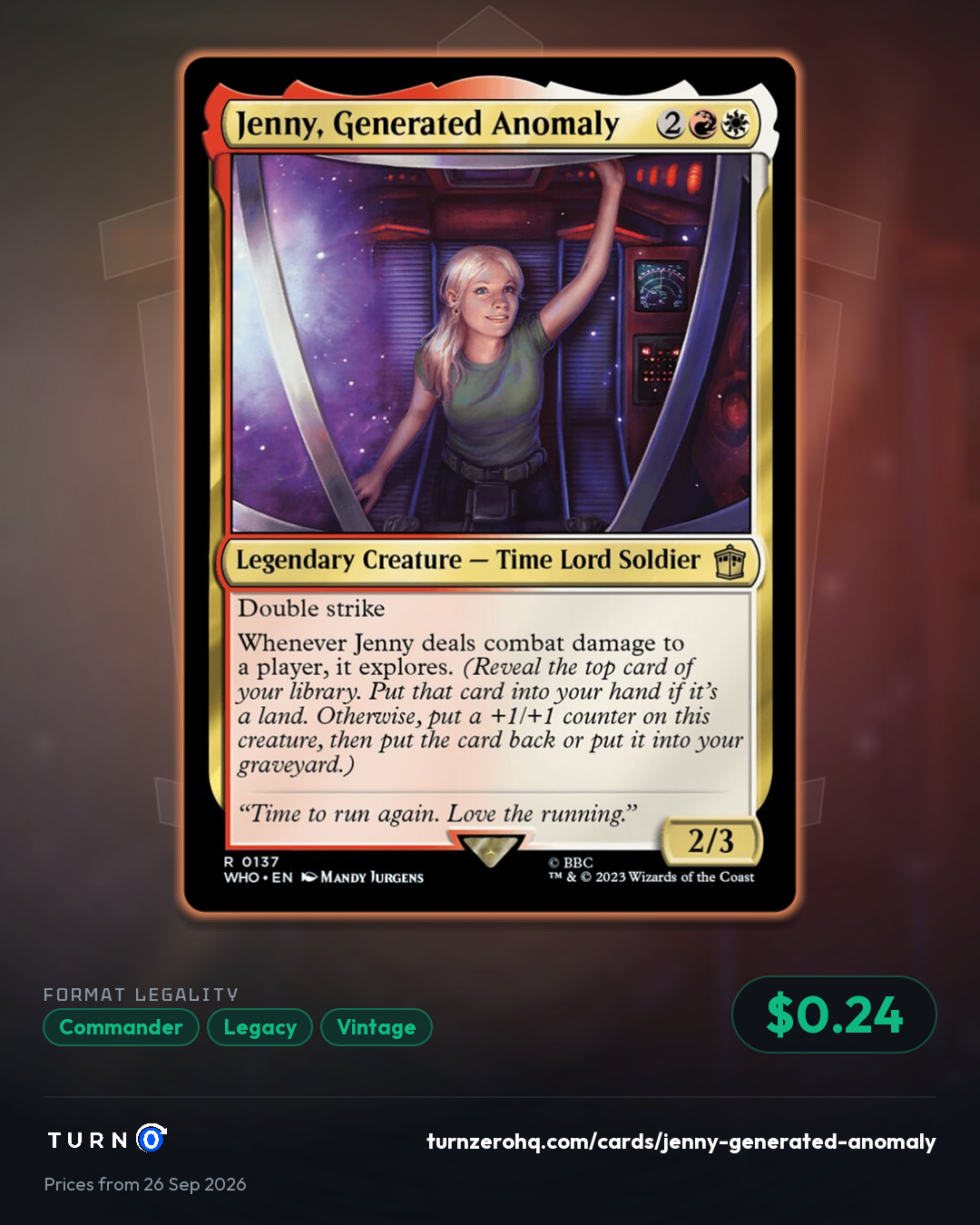 Shareable picture of Jenny, Generated Anomaly