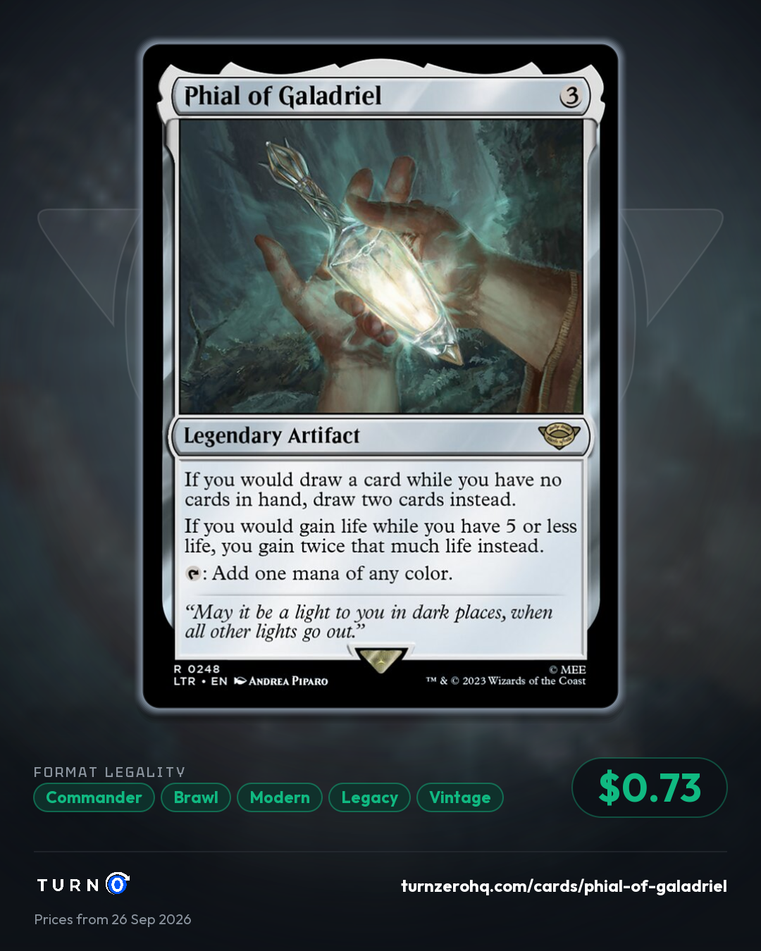 Shareable picture of Phial of Galadriel