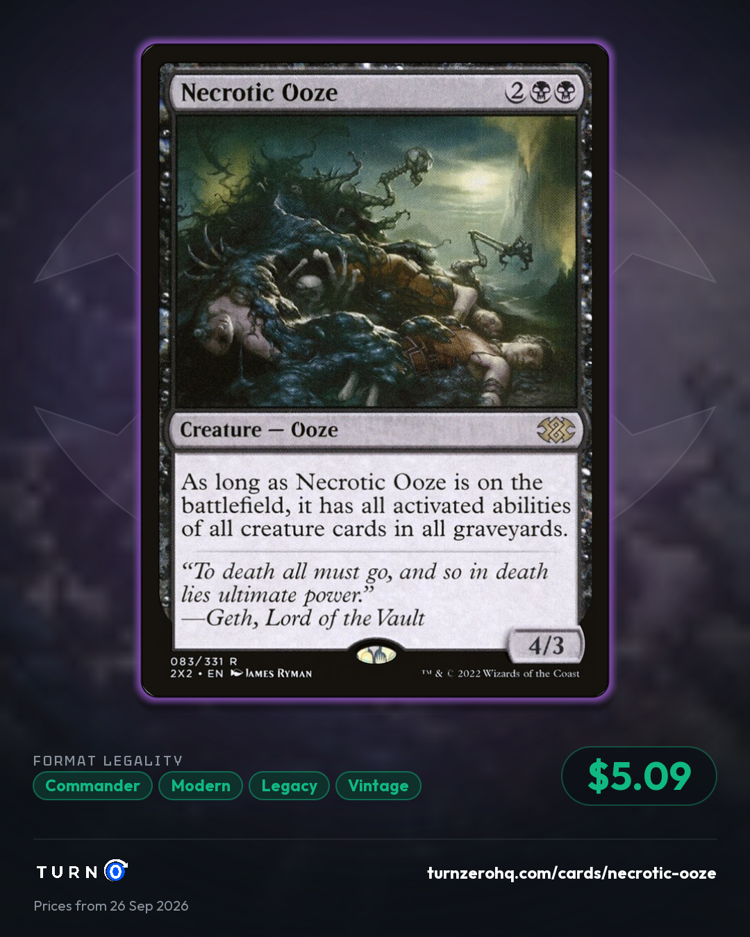 Shareable picture of Necrotic Ooze
