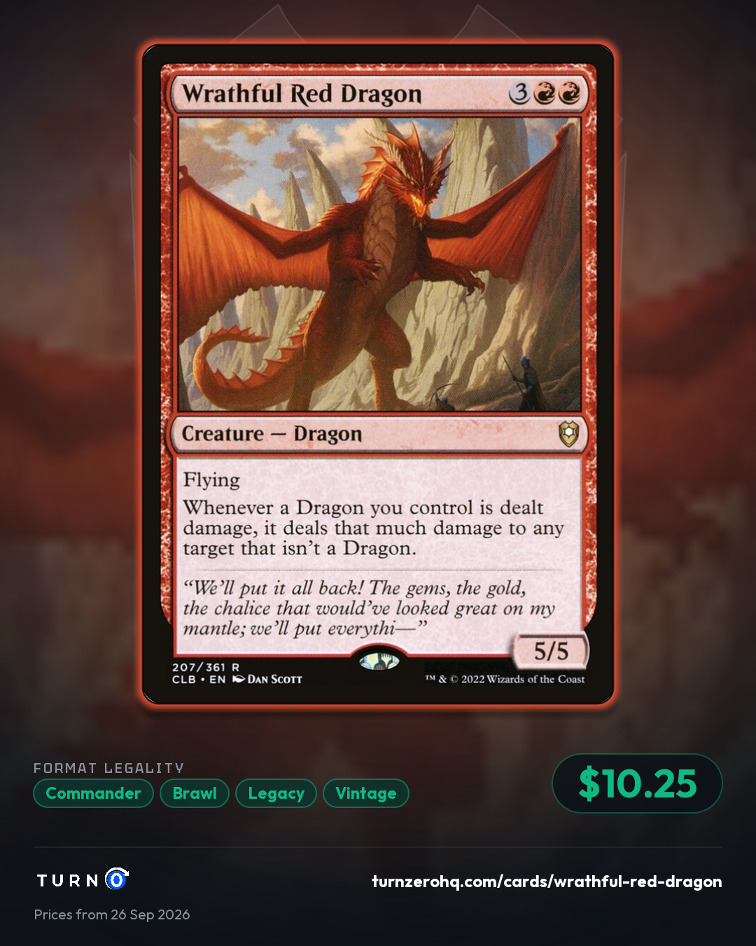 Shareable picture of Wrathful Red Dragon