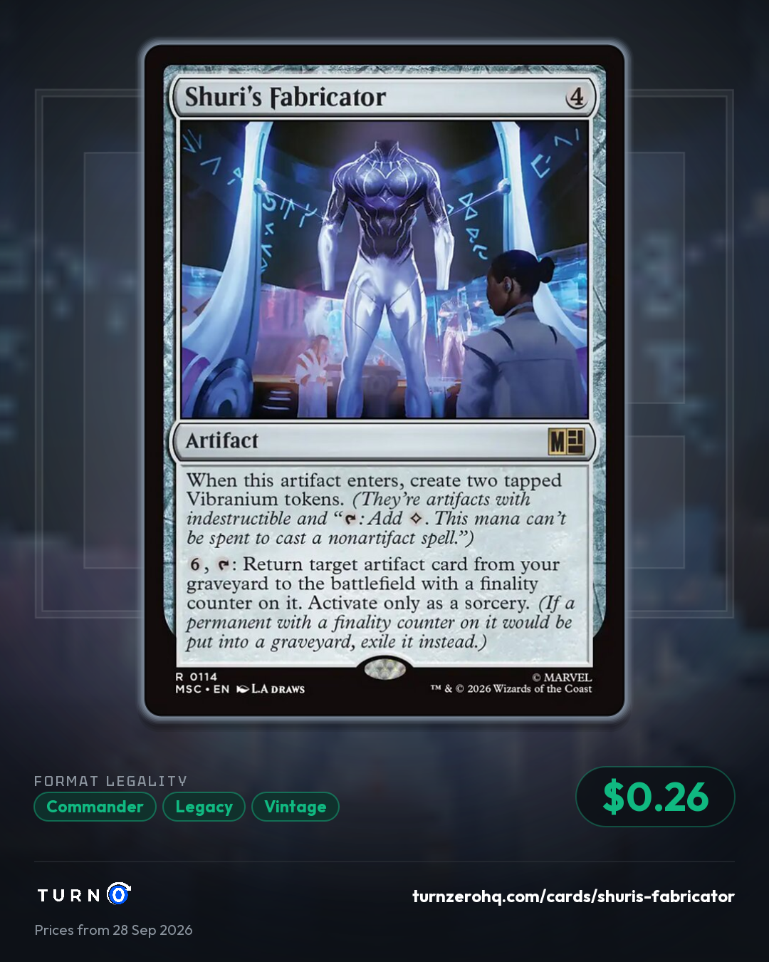 Shareable picture of Shuri's Fabricator