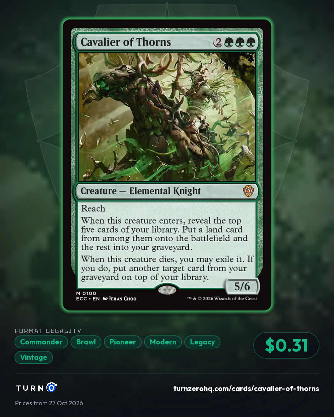 Shareable picture of Cavalier of Thorns