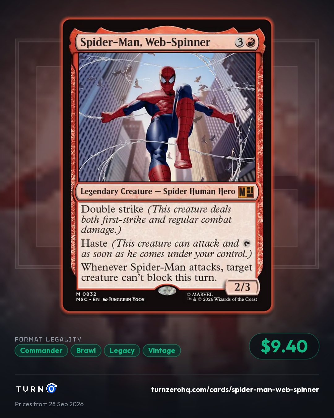Shareable picture of Spider-Man, Web-Spinner