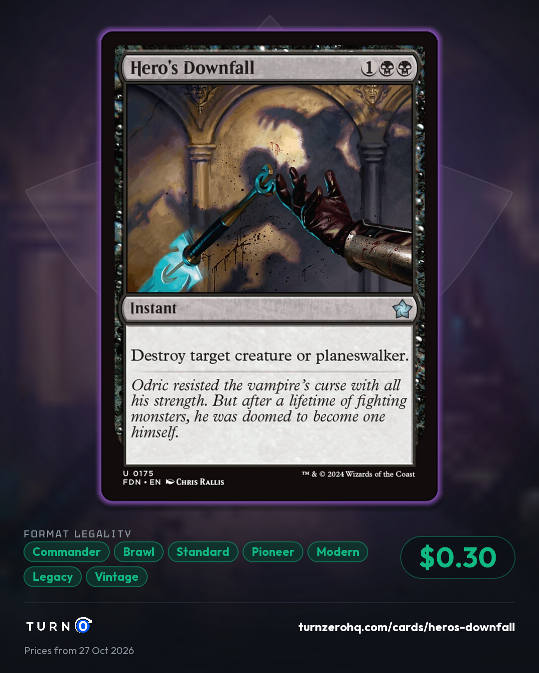Shareable picture of Hero's Downfall