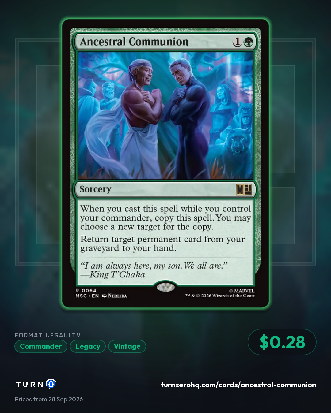 Shareable picture of Ancestral Communion