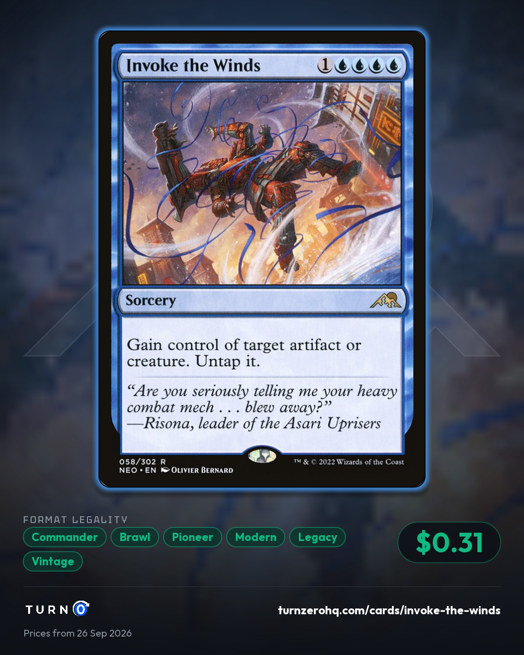 Shareable picture of Invoke the Winds