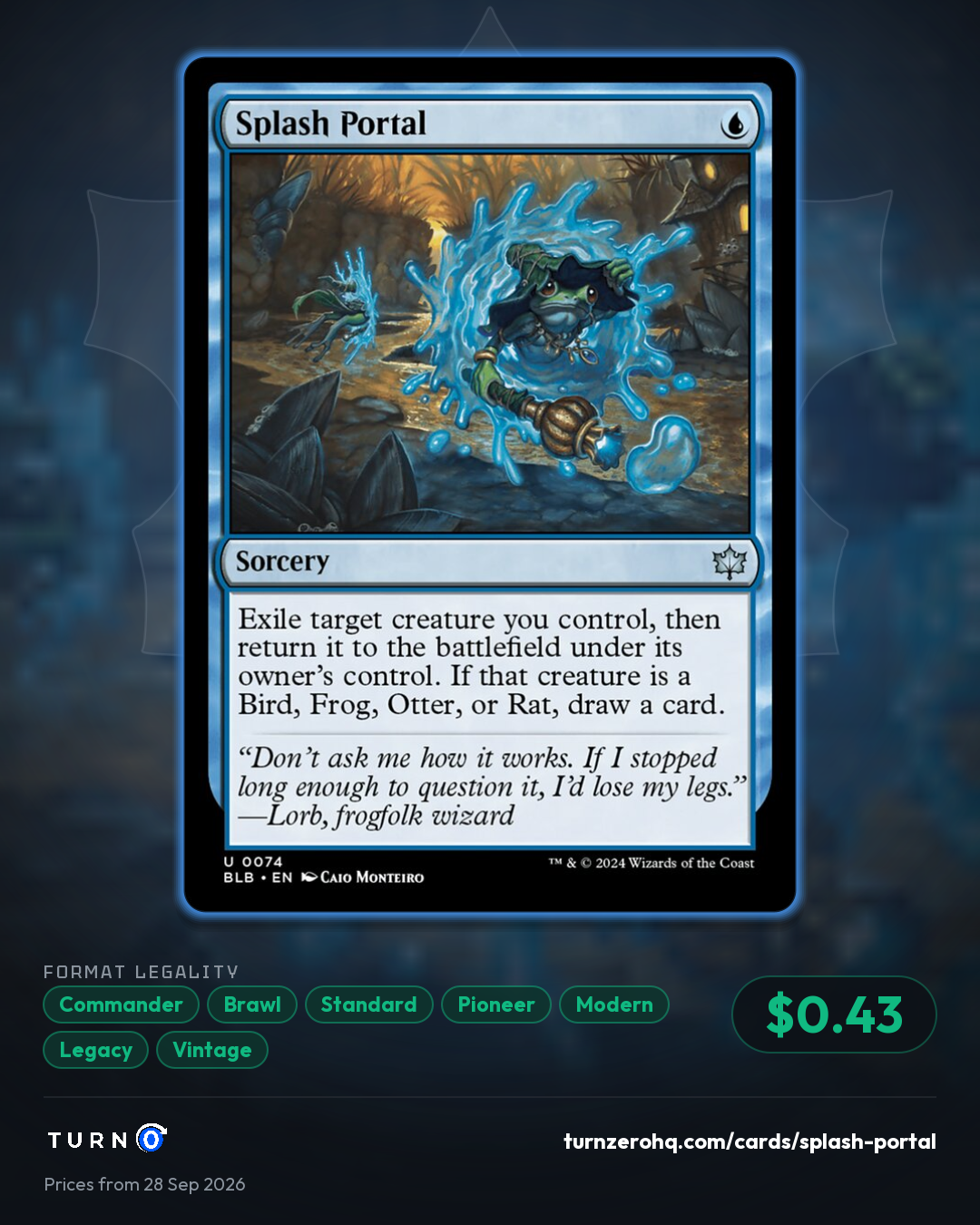 Shareable picture of Splash Portal