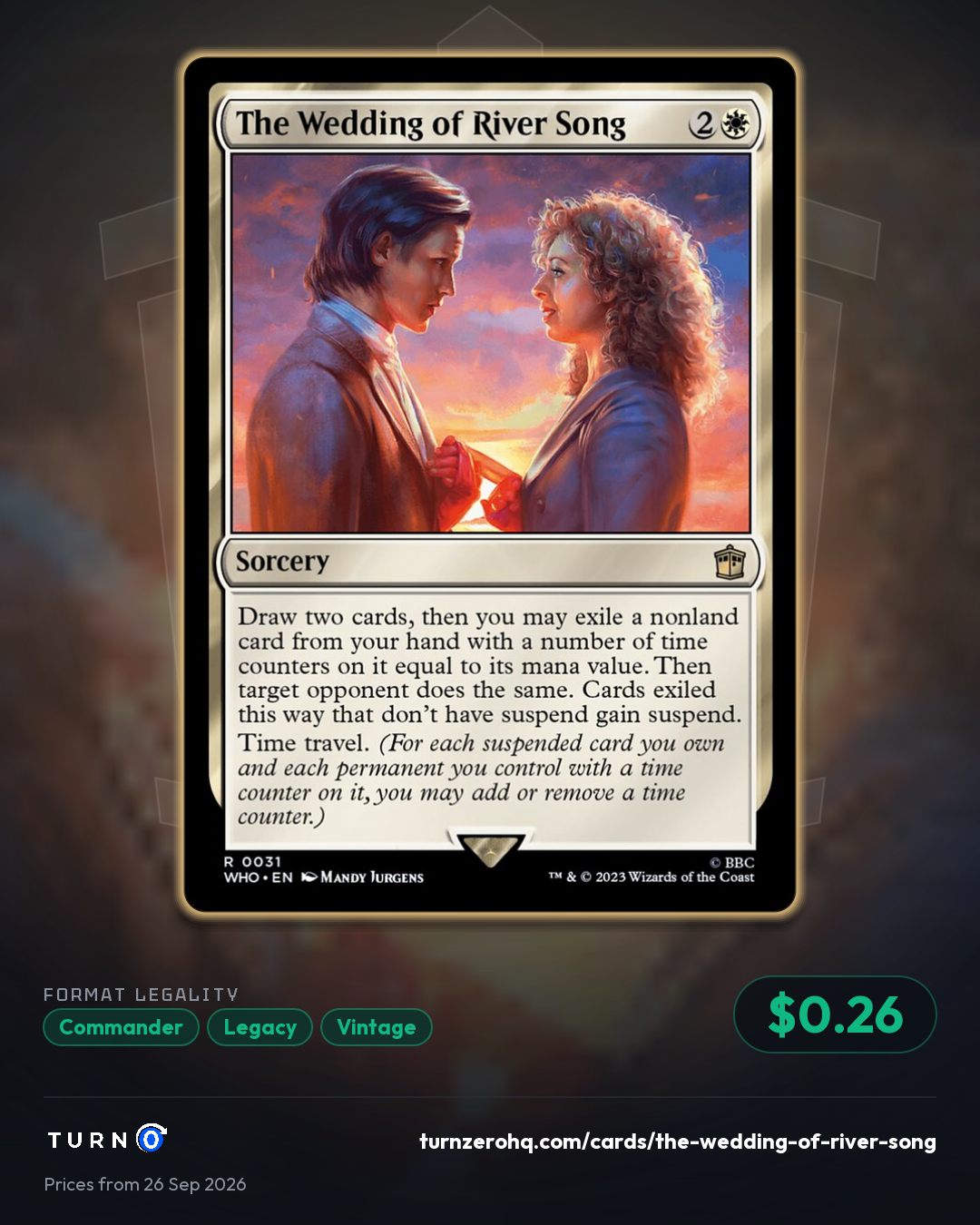Shareable picture of The Wedding of River Song