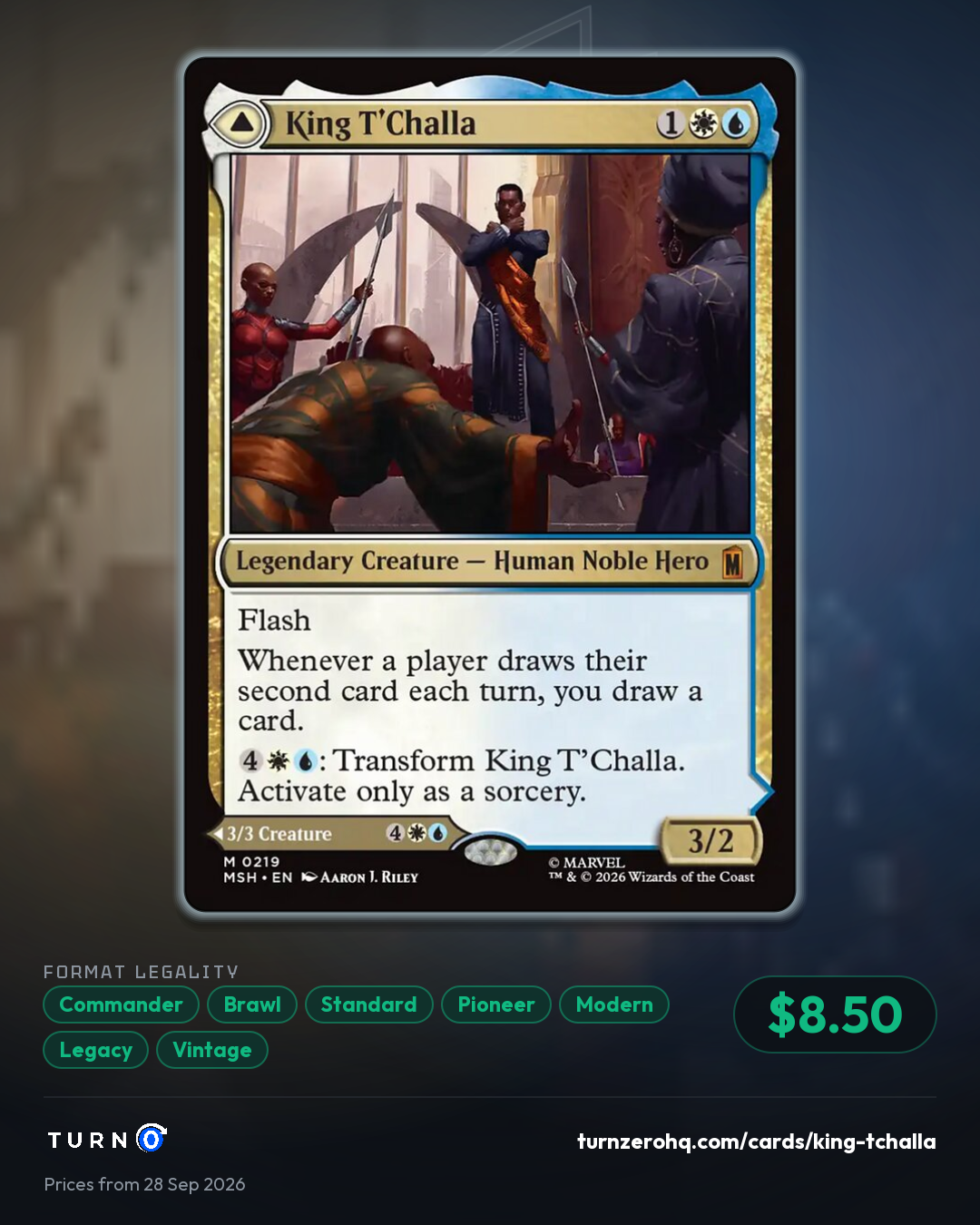 Shareable picture of King T'Challa