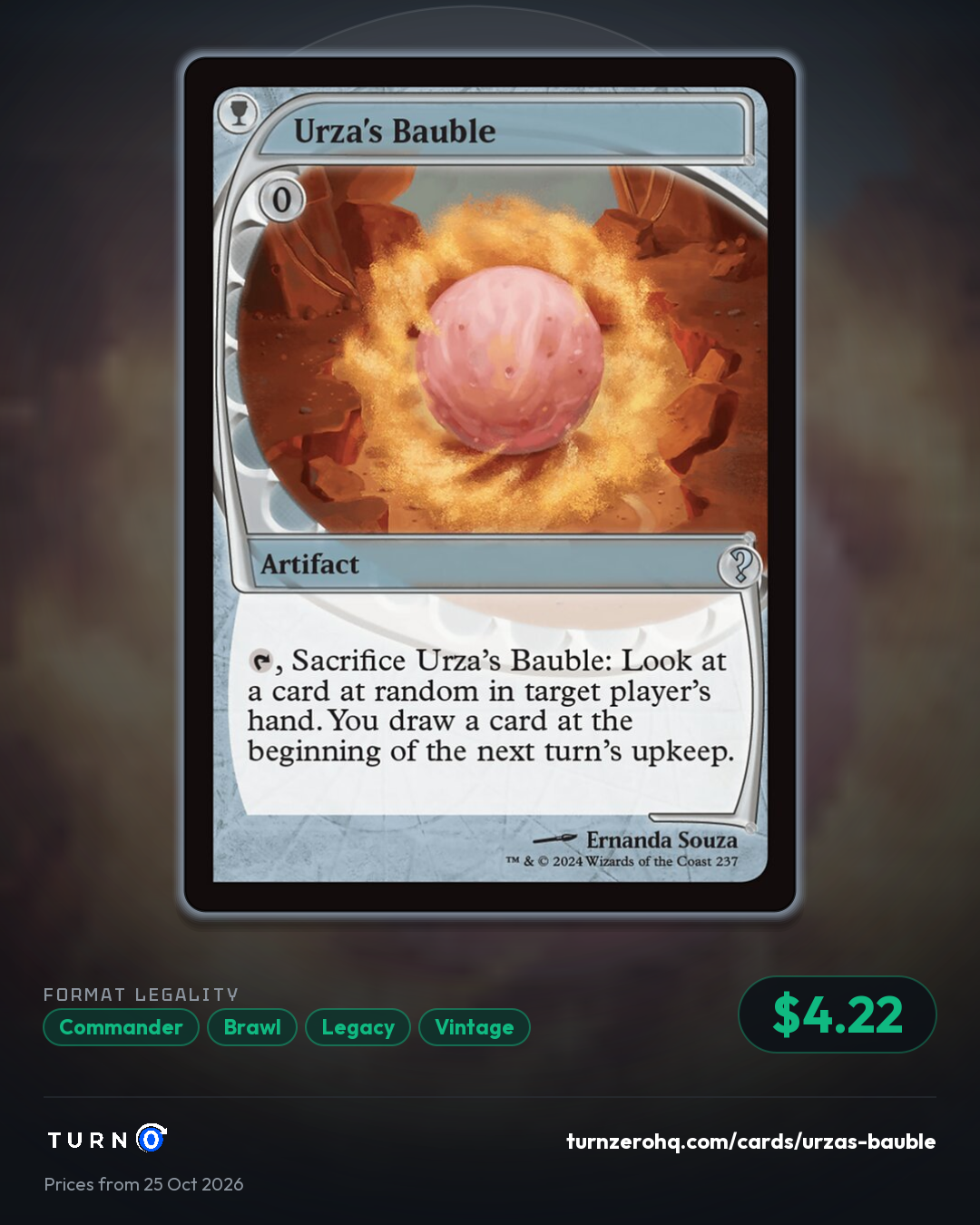 Shareable picture of Urza's Bauble