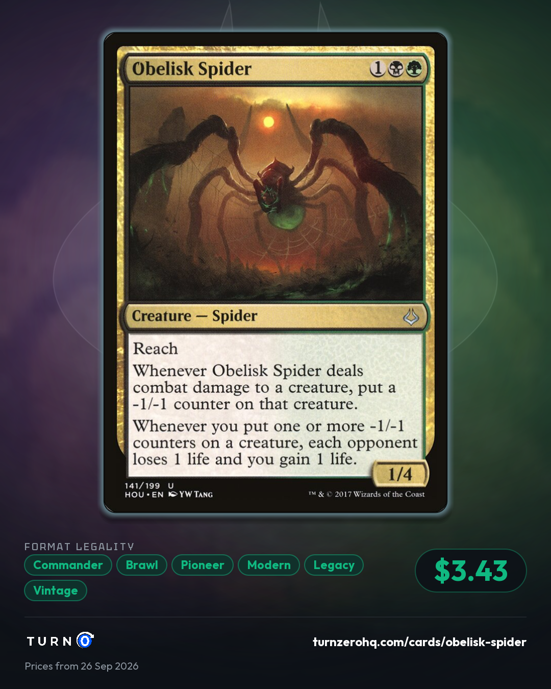 Shareable picture of Obelisk Spider