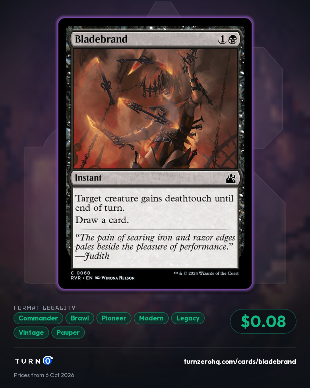 Shareable picture of Bladebrand