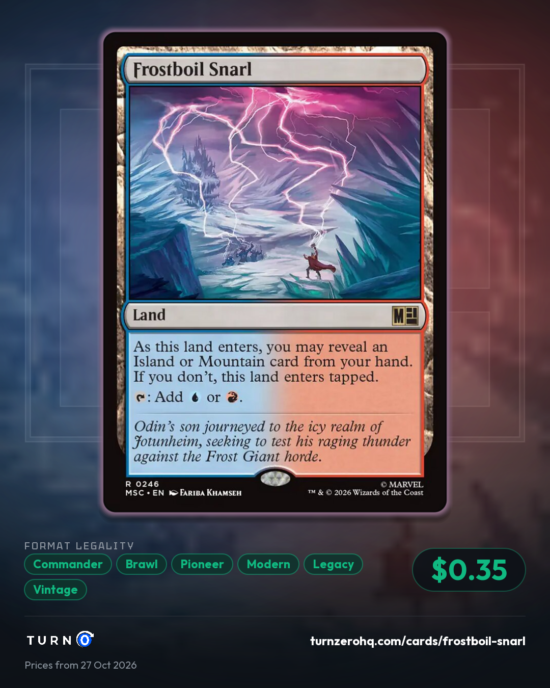 Shareable picture of Frostboil Snarl